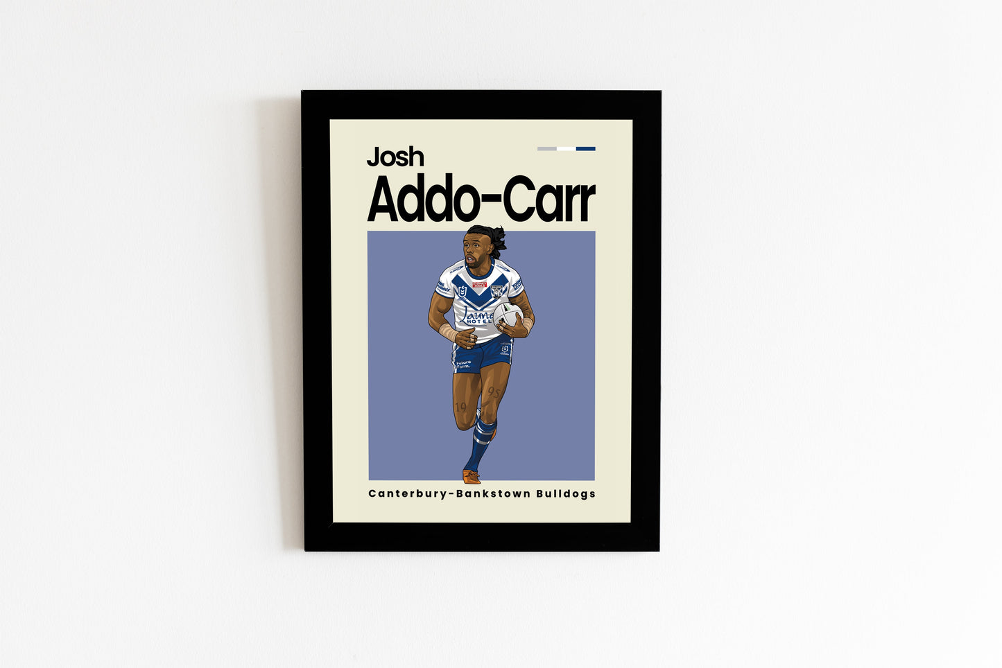 Josh Addo-Carr Bulldogs Wall Art