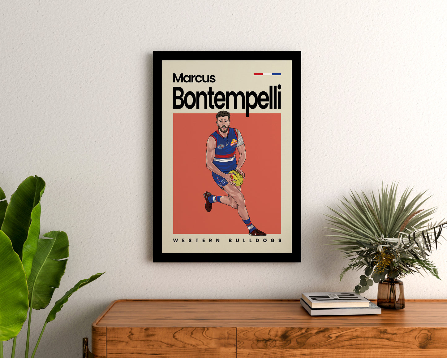 Marcus Bontempelli Bulldogs Wall Art