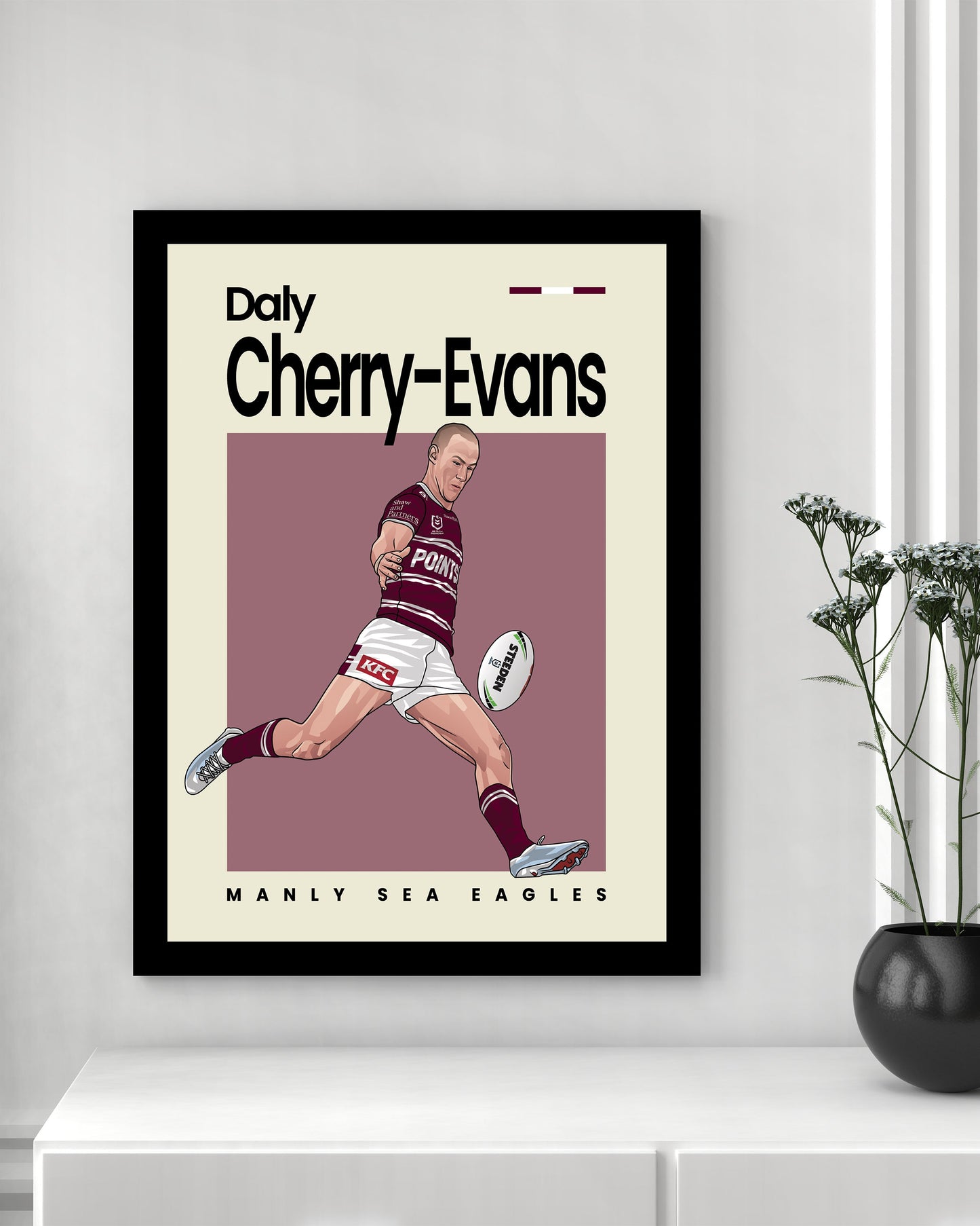 Daly Cherry-Evans Sea Eagles Wall Art