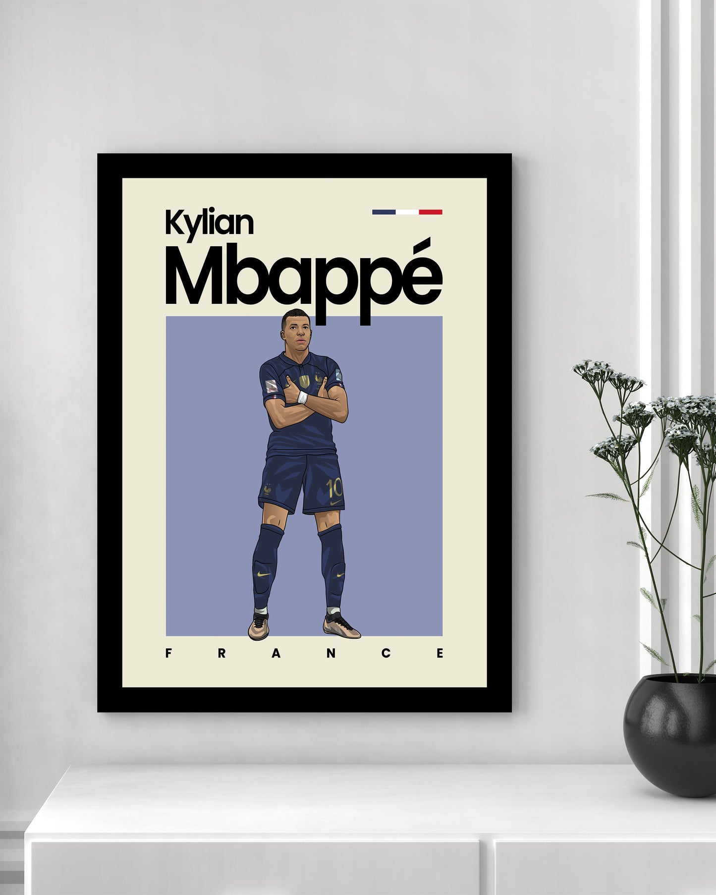 Kylian Mbappé France Wall Art