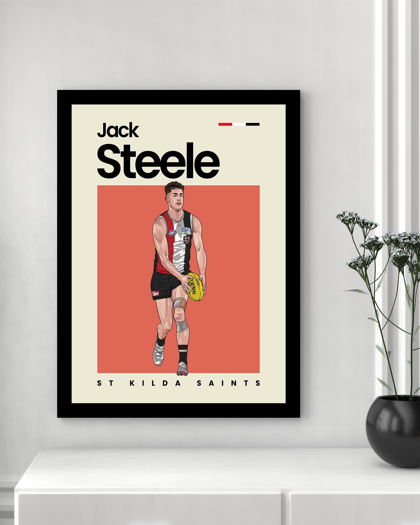 Jack Steele St Kilda Wall Art