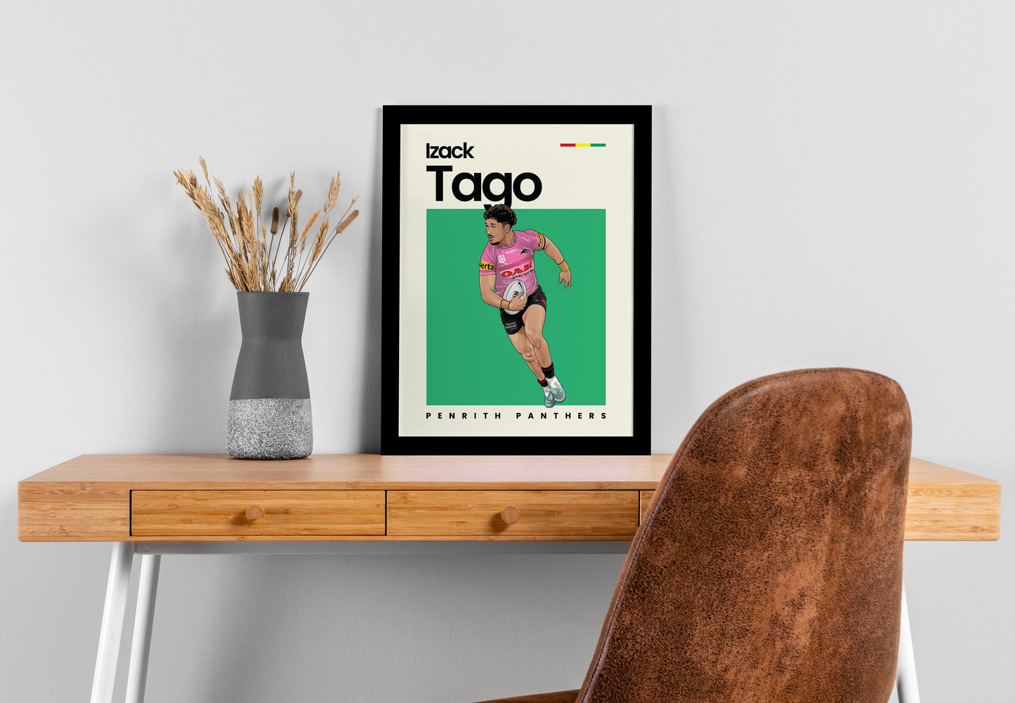 Izack Tago Panthers Wall Art
