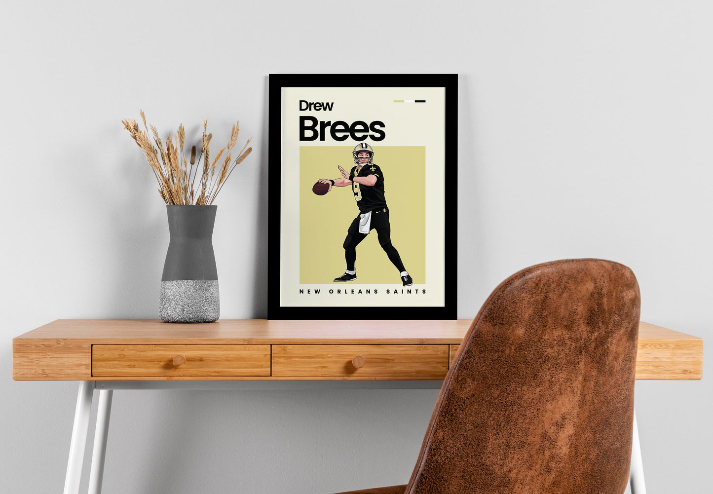 Drew Brees Saints Wall Art