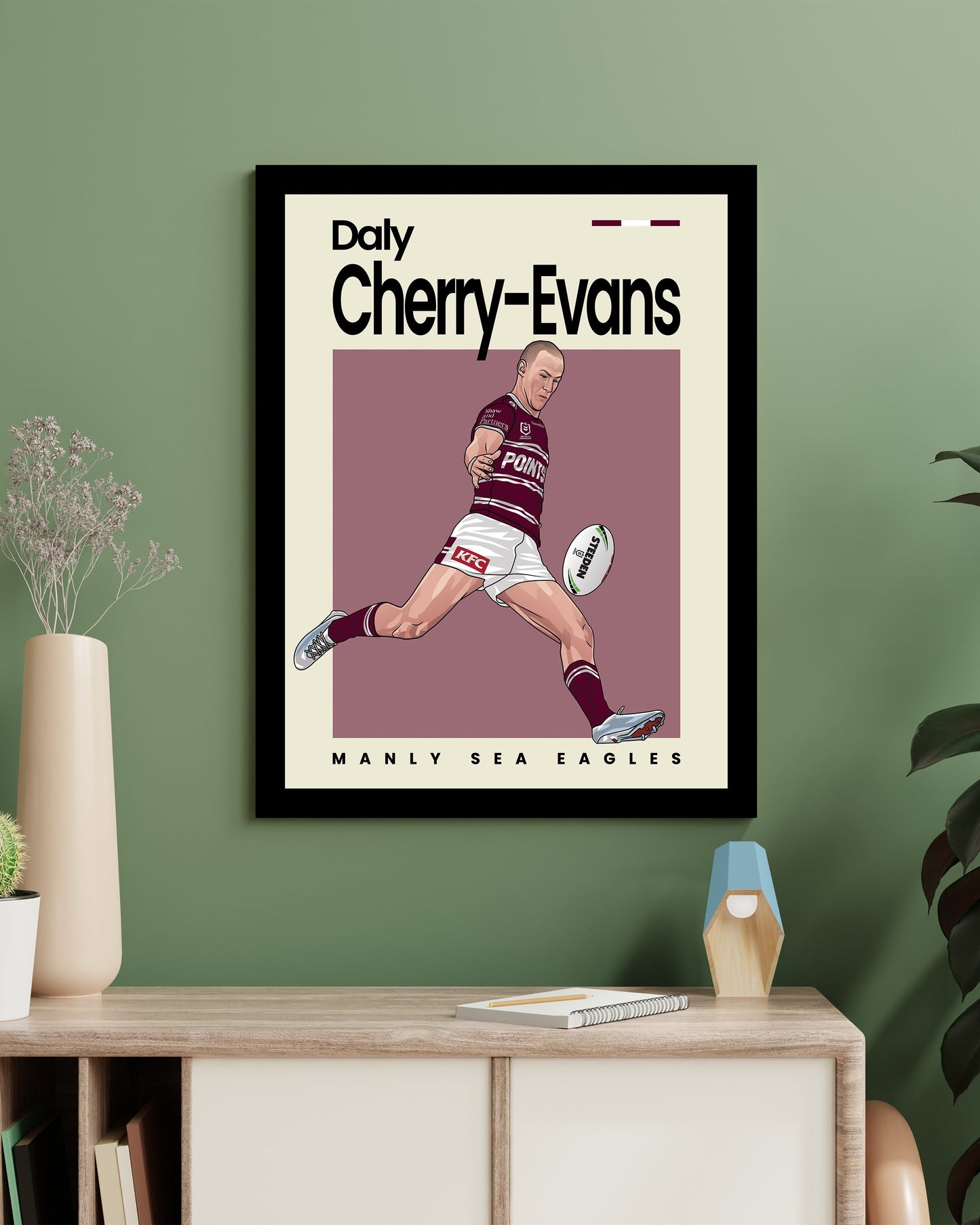 Daly Cherry-Evans Sea Eagles Wall Art