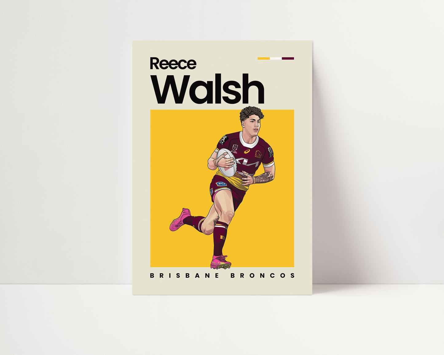 Reece Walsh Broncos Wall Art
