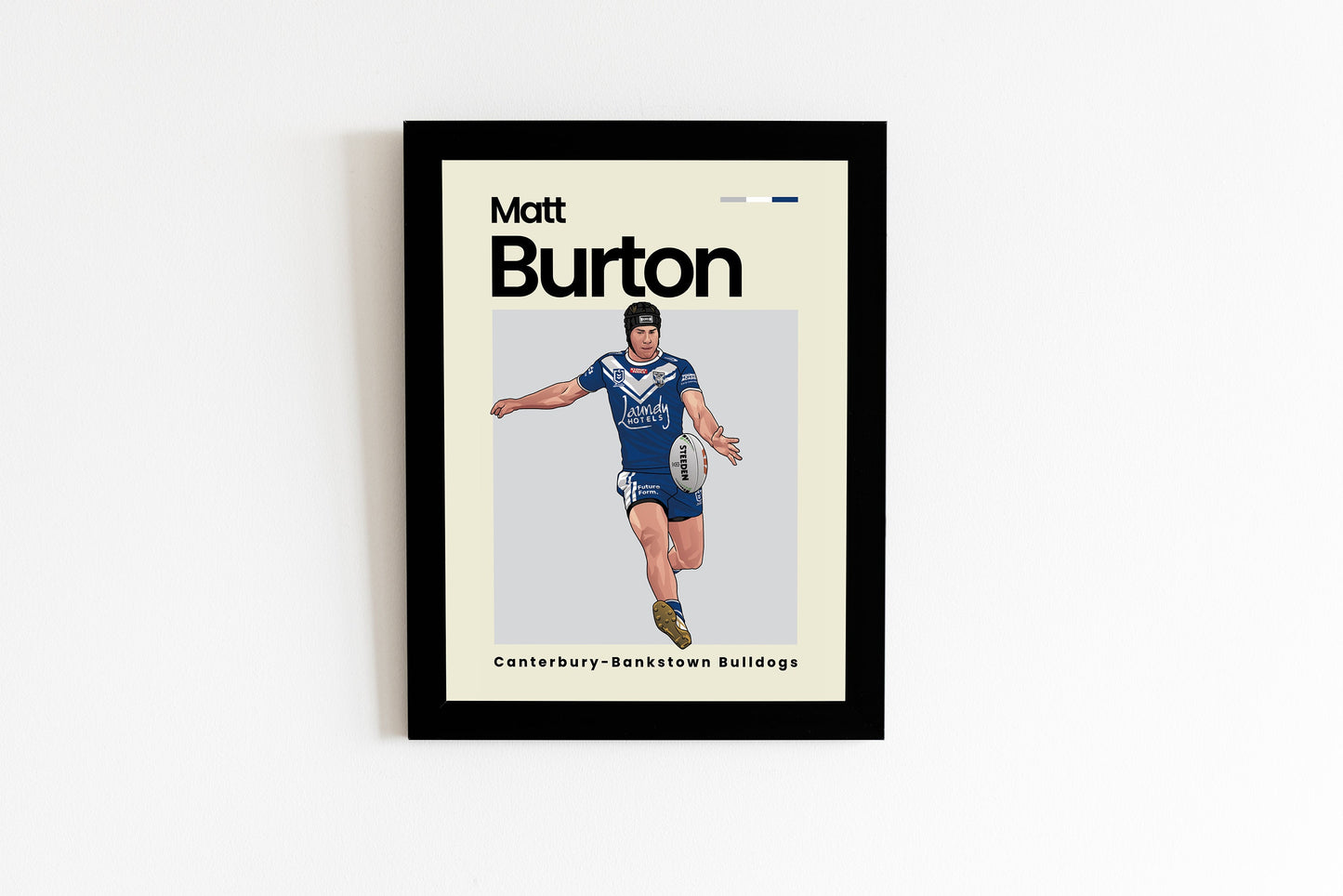 Matt Burton Bulldogs Wall Art