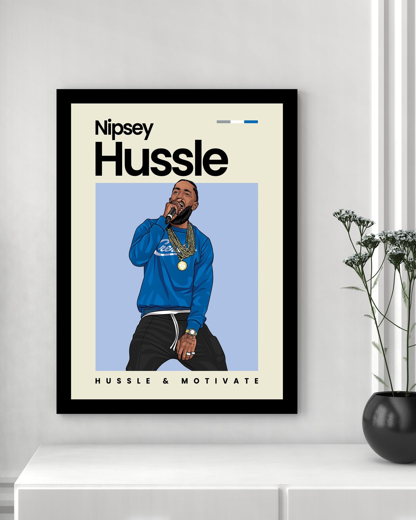 Nipsey Hussle Hip Hop Wall Art