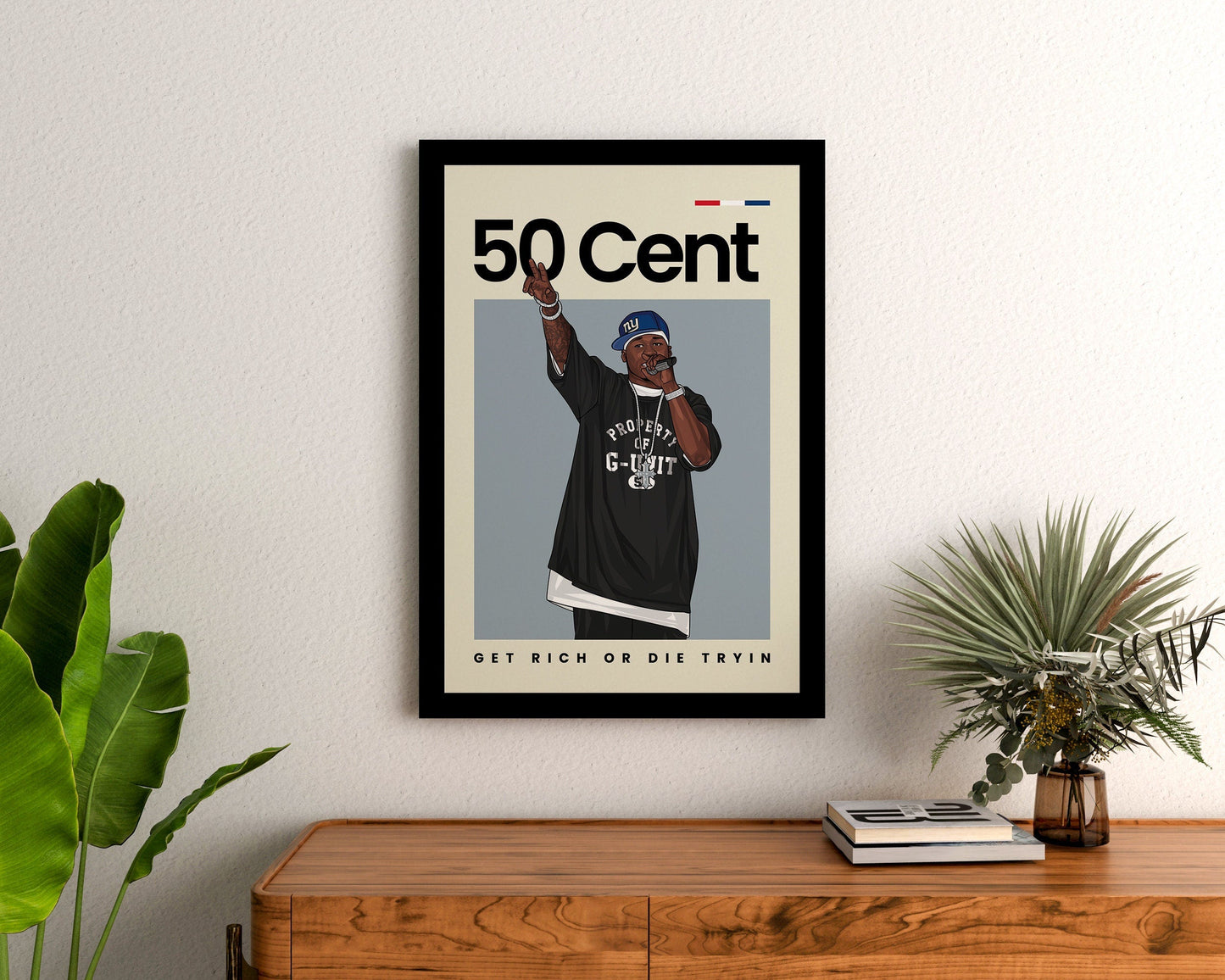 50 Cent Hip Hop Wall Art