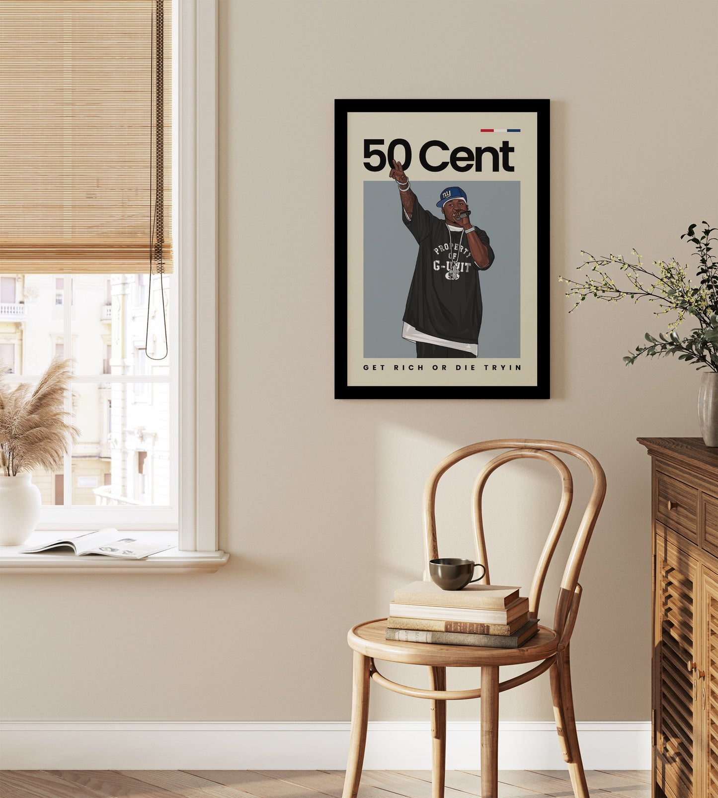 50 Cent Hip Hop Wall Art