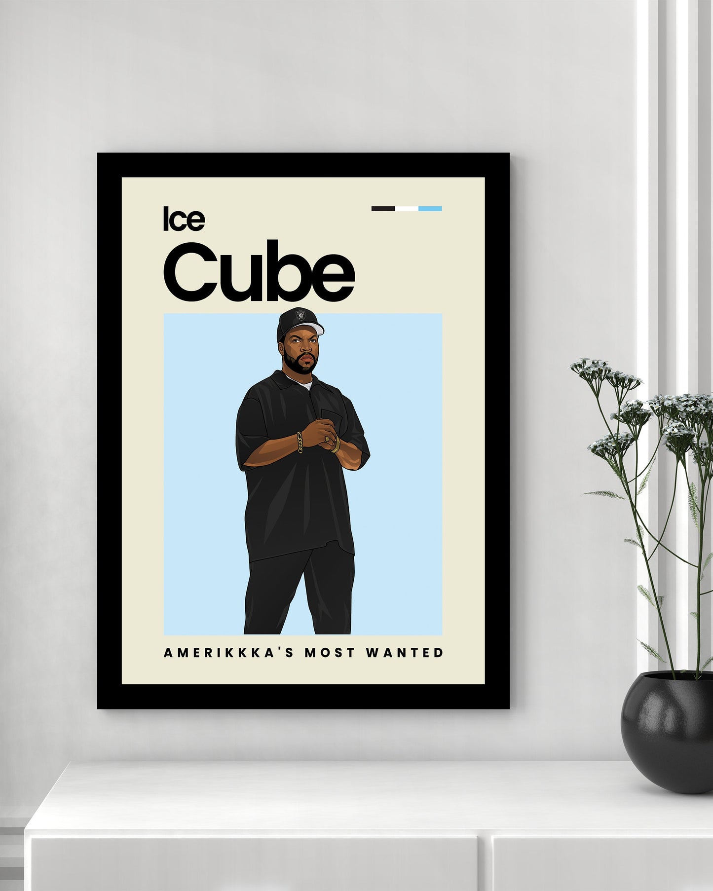 Ice Cube Hip Hop Wall Art