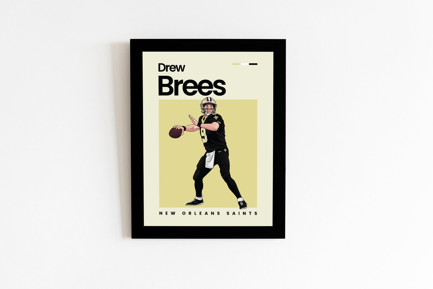 Drew Brees Saints Wall Art