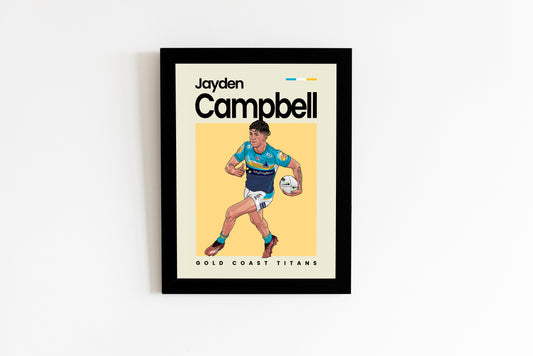 Jayden Campbell Titans Wall Art