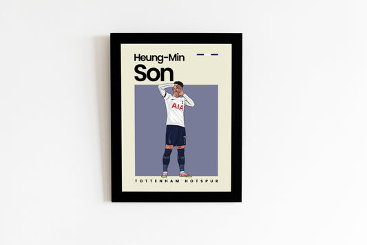 Son Heung-Min Hotspur Wall Art