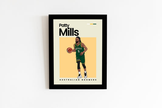 Patty Mills Boomers Wall Art