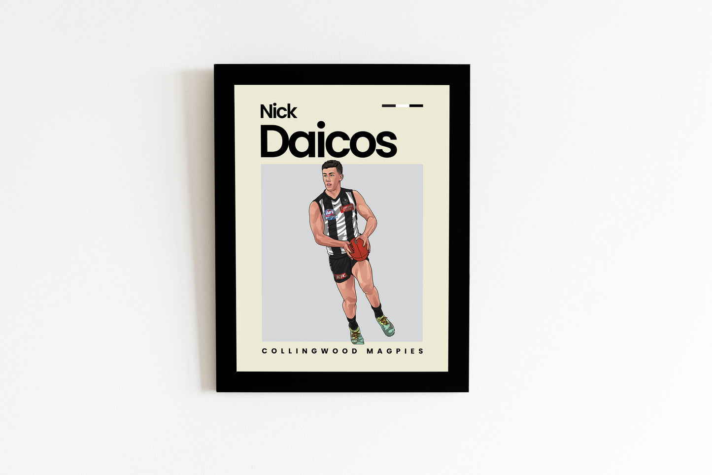 Nick Daicos Collingwood Wall Art