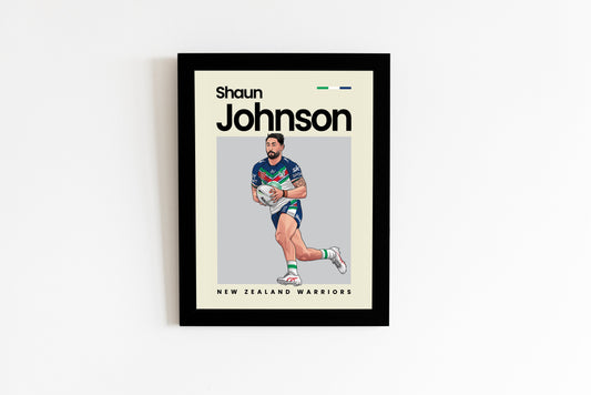 Shaun Johnson Warriors Wall Art