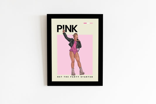 P!NK Pop/Rock Wall Art