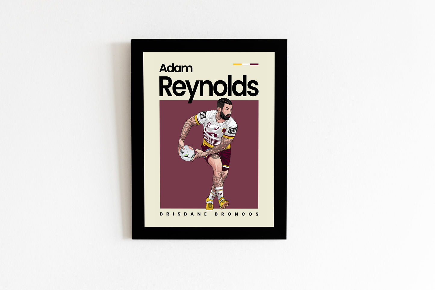 Adam Reynolds Broncos Wall Art