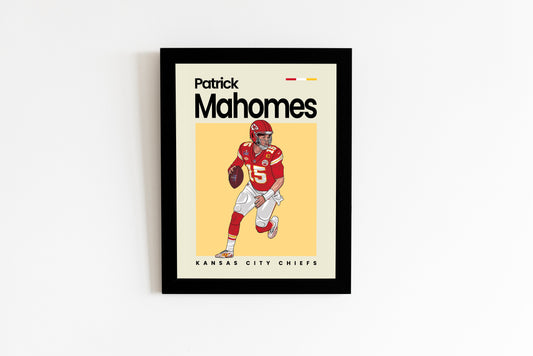 Patrick Mahomes Chiefs Wall Art