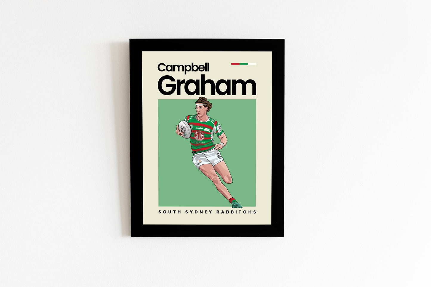 Campbell Graham Rabbitohs Wall Art