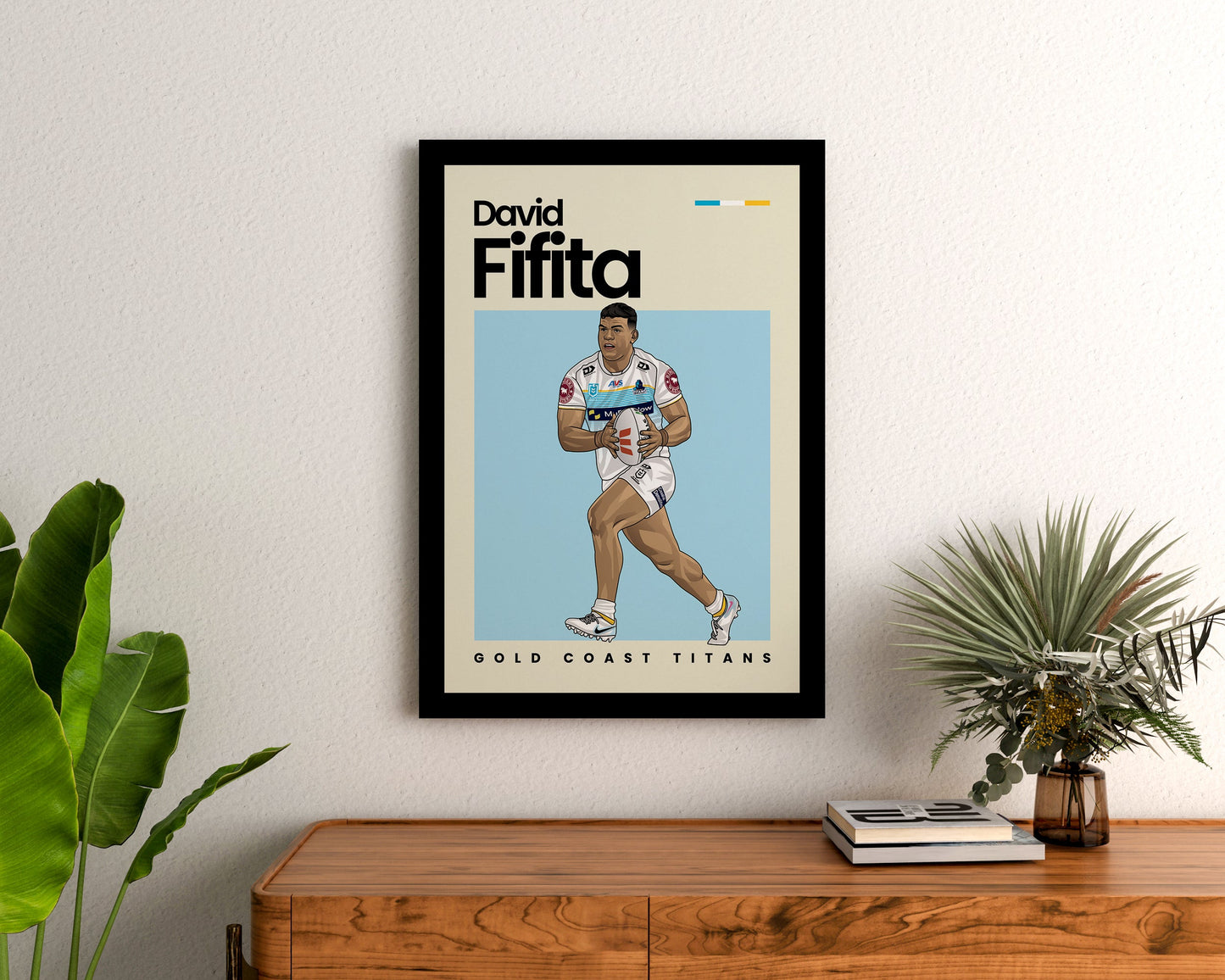 David Fifita Titans Wall Art