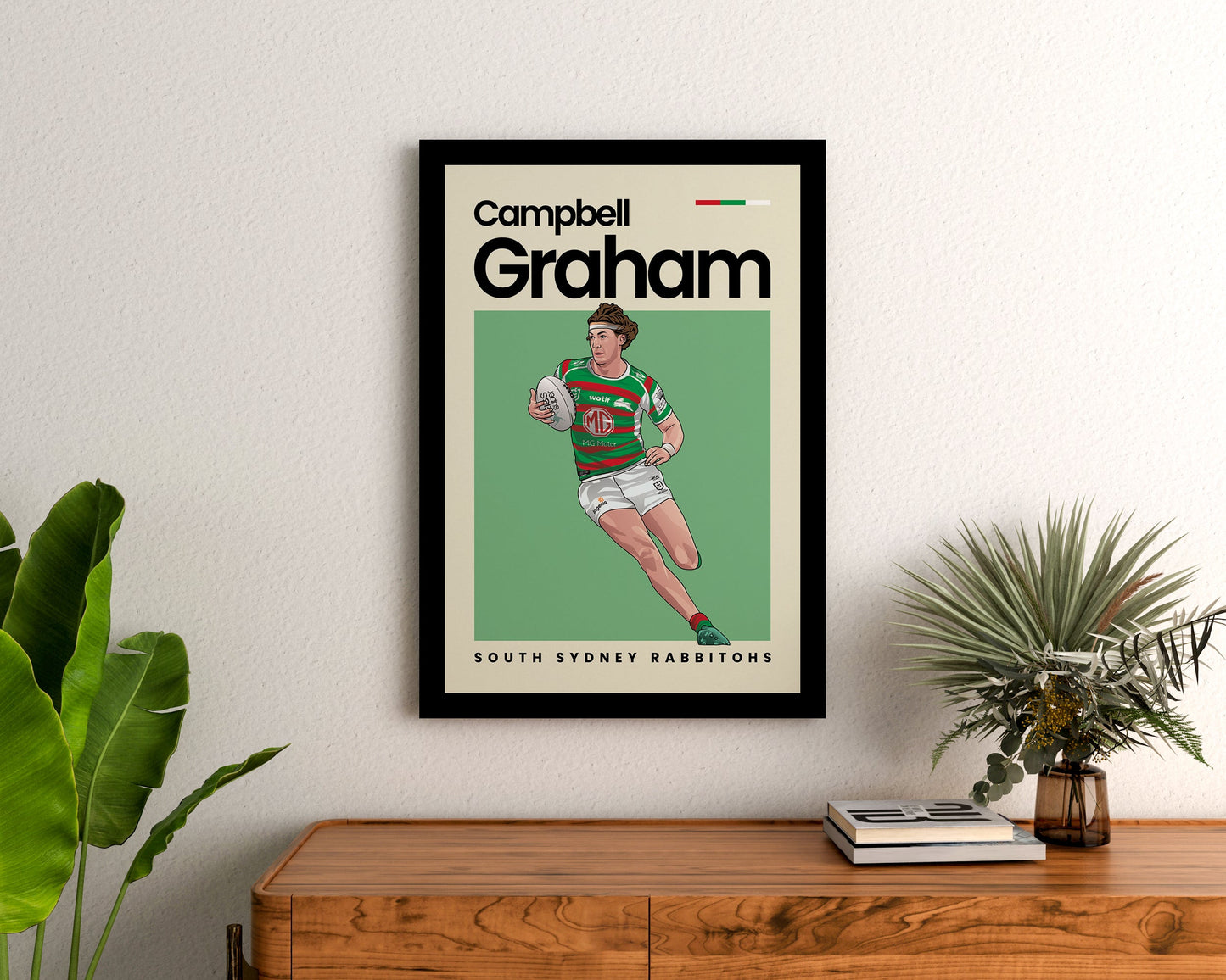 Campbell Graham Rabbitohs Wall Art