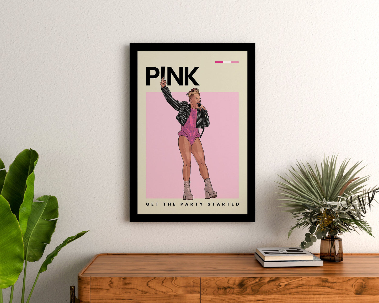 P!NK Pop/Rock Wall Art