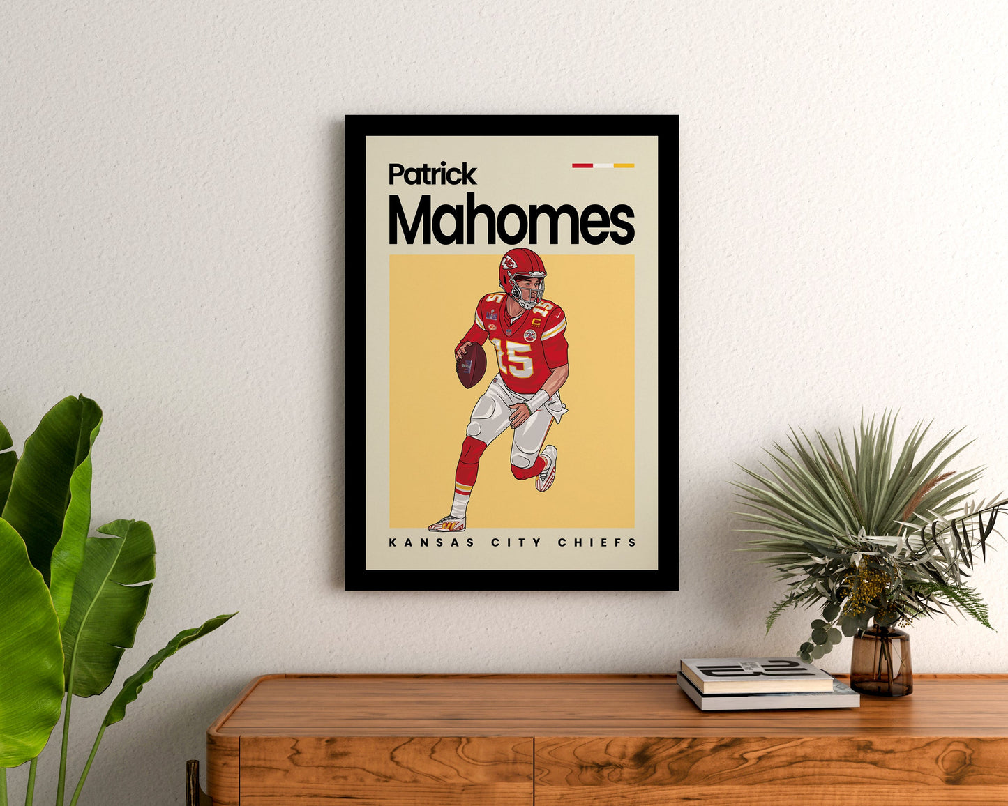 Patrick Mahomes Chiefs Wall Art