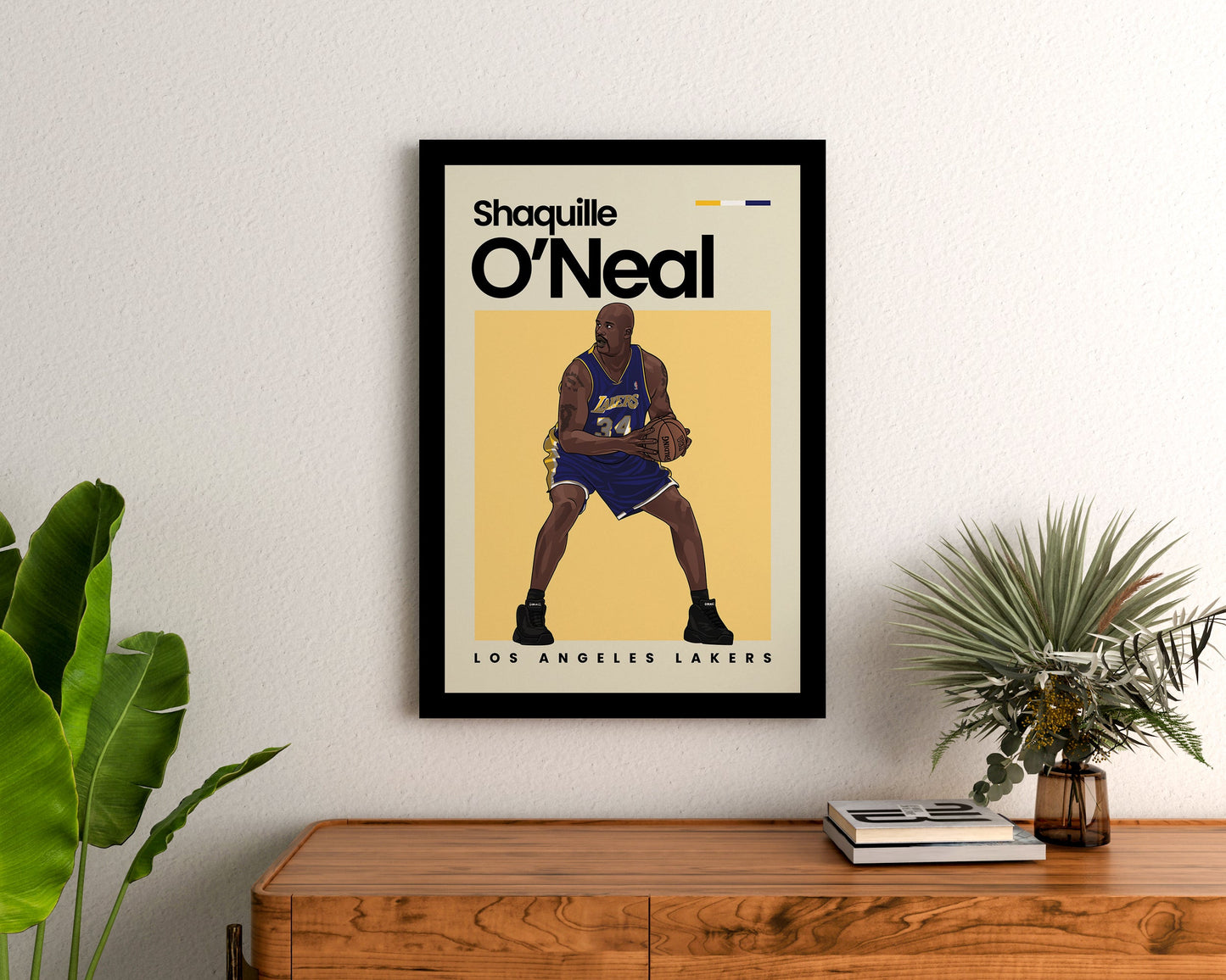 Shaquille O'Neal Lakers Wall Art