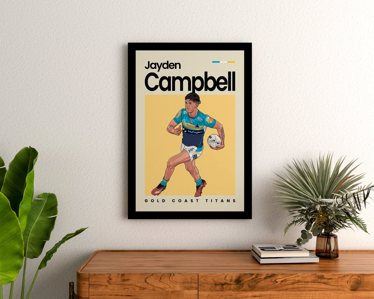 Jayden Campbell Titans Wall Art