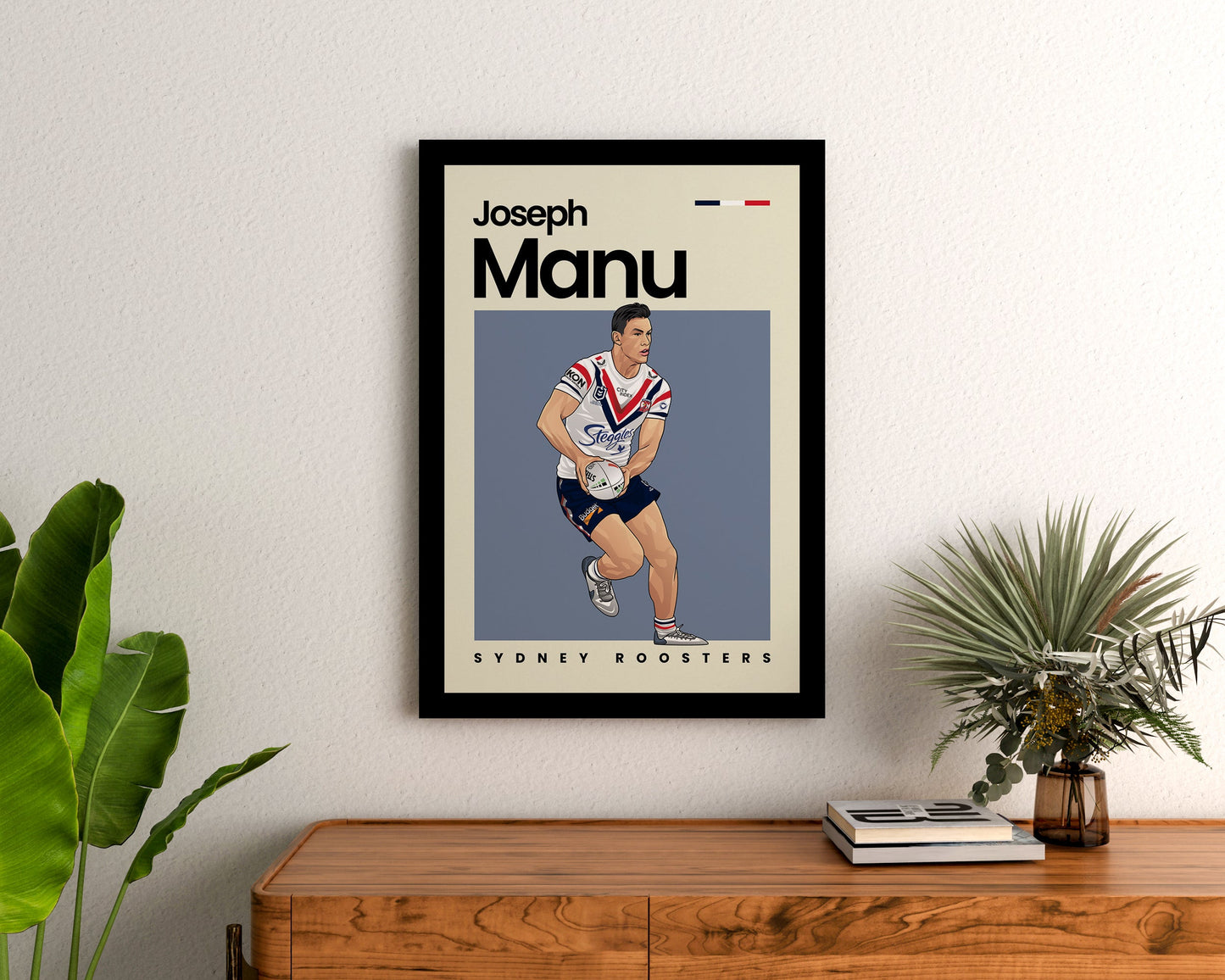 Joseph Manu Roosters Wall Art