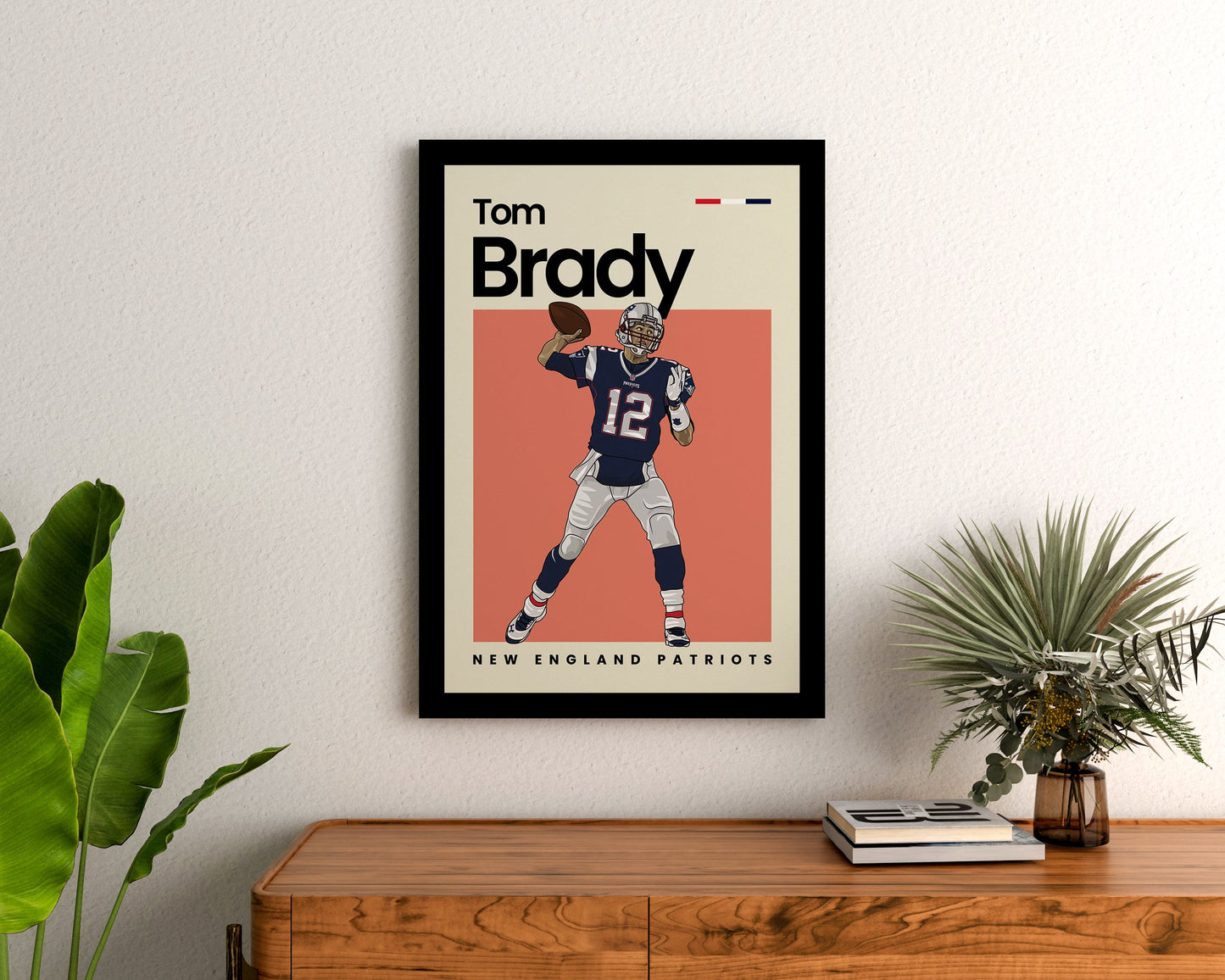 Tom Brady Patriots Wall Art