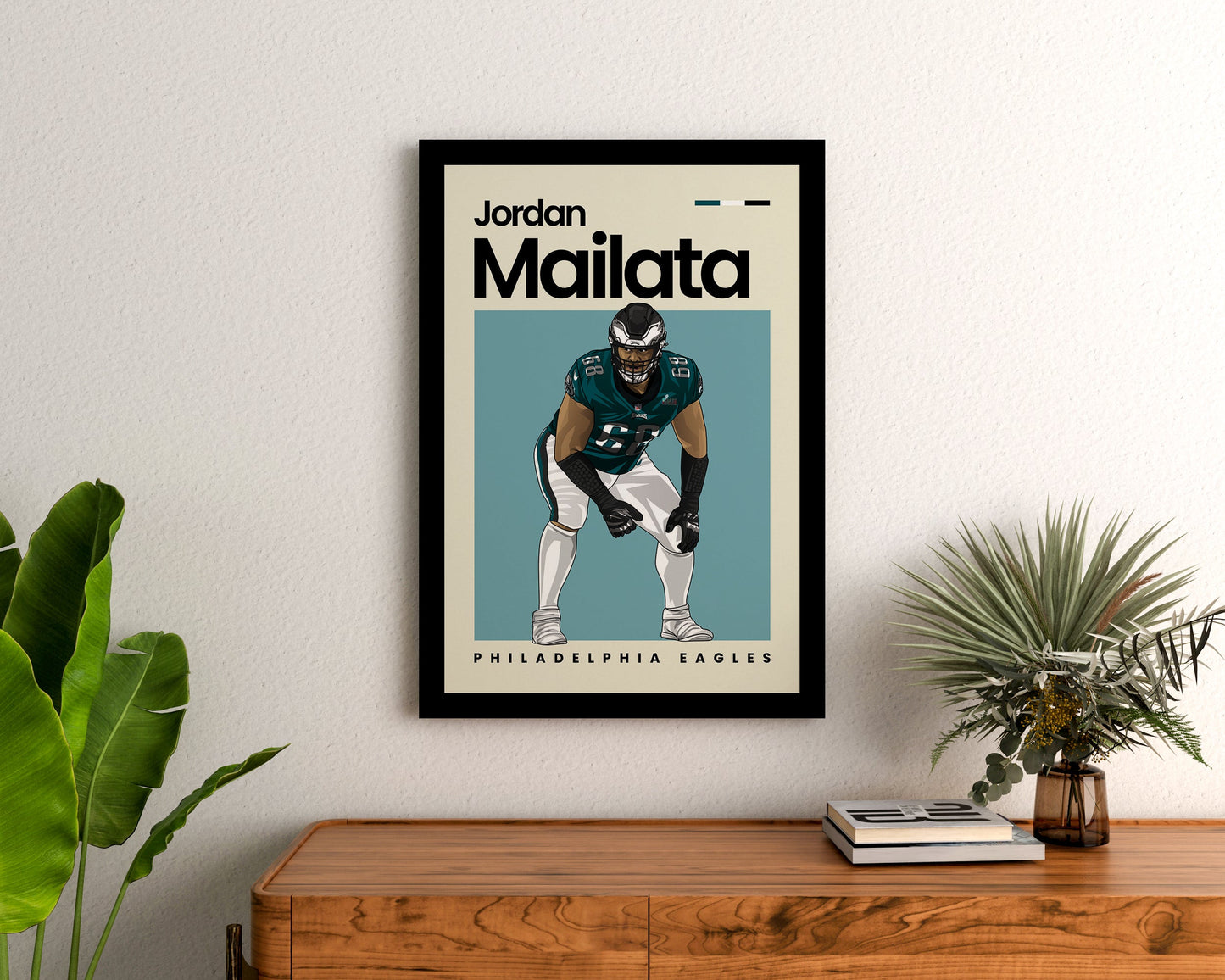 Jordan Mailata Eagles Wall Art