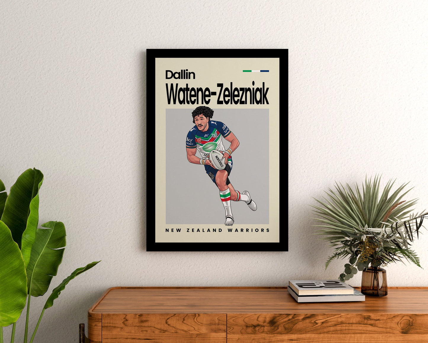 Dallin Watene-Zelezniak Warriors Wall Art