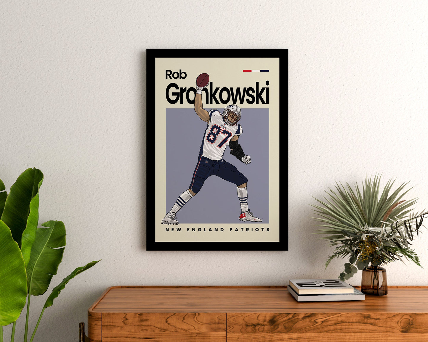 Rob Gronkowski Patriots Wall Art