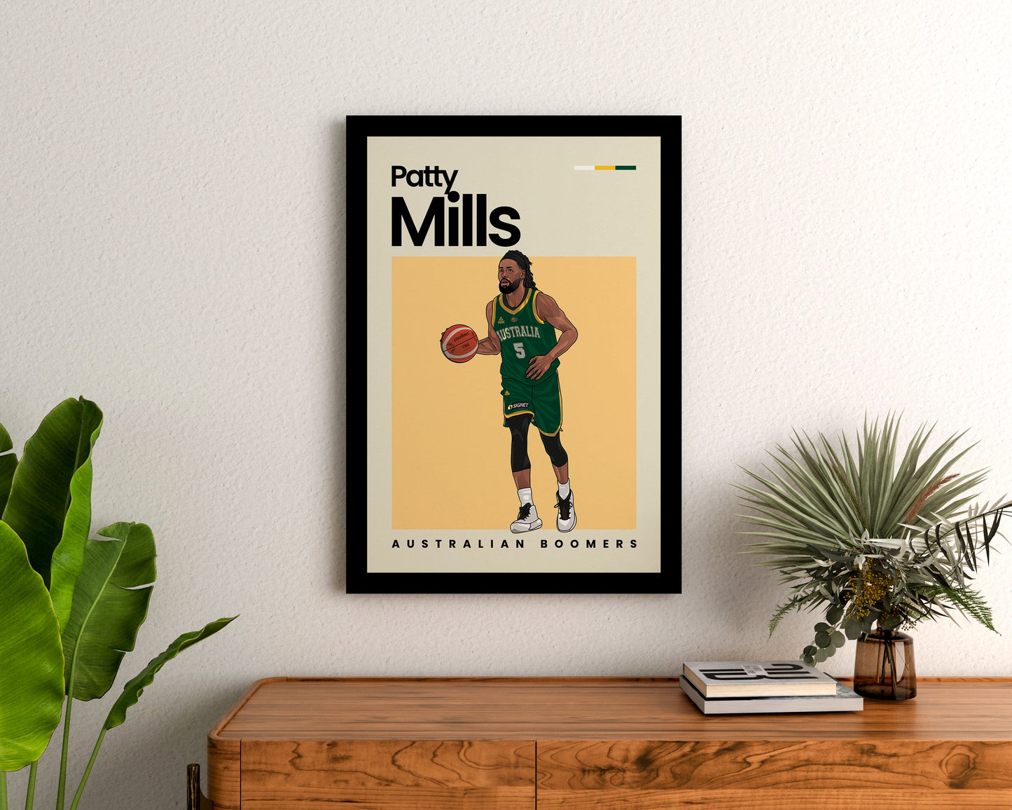 Patty Mills Boomers Wall Art