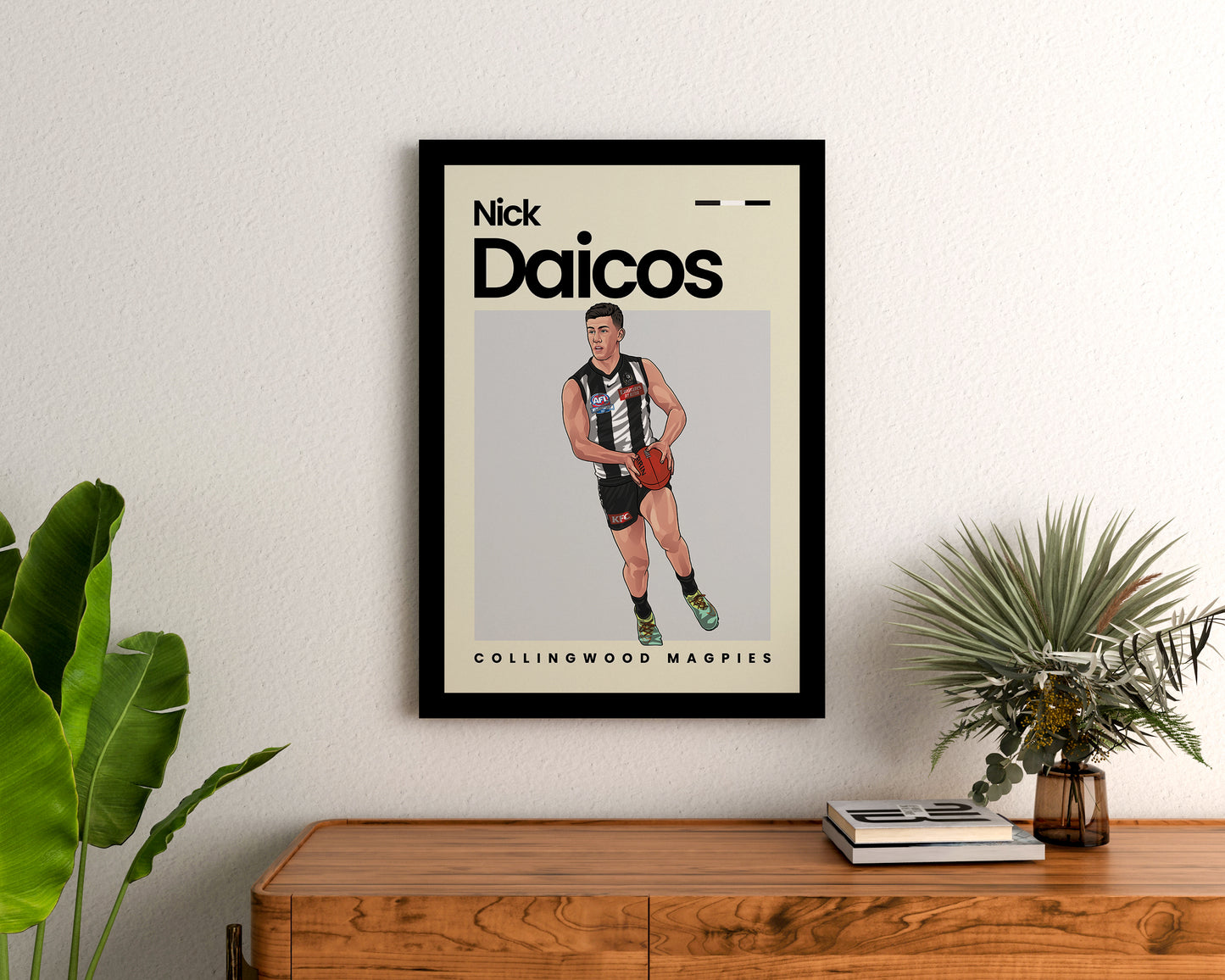 Nick Daicos Collingwood Wall Art