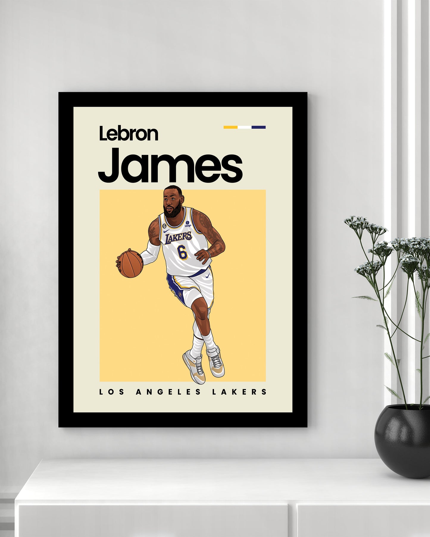 Lebron James Lakers Wall Art