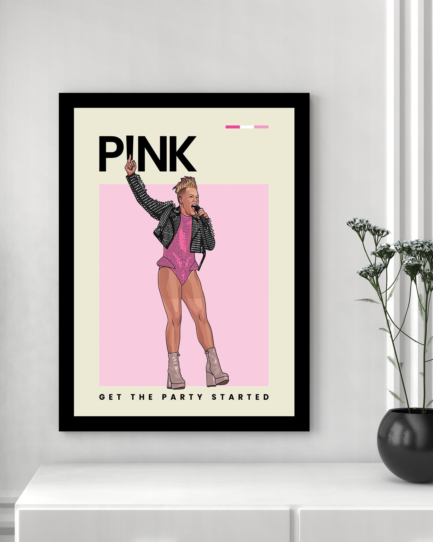 P!NK Pop/Rock Wall Art