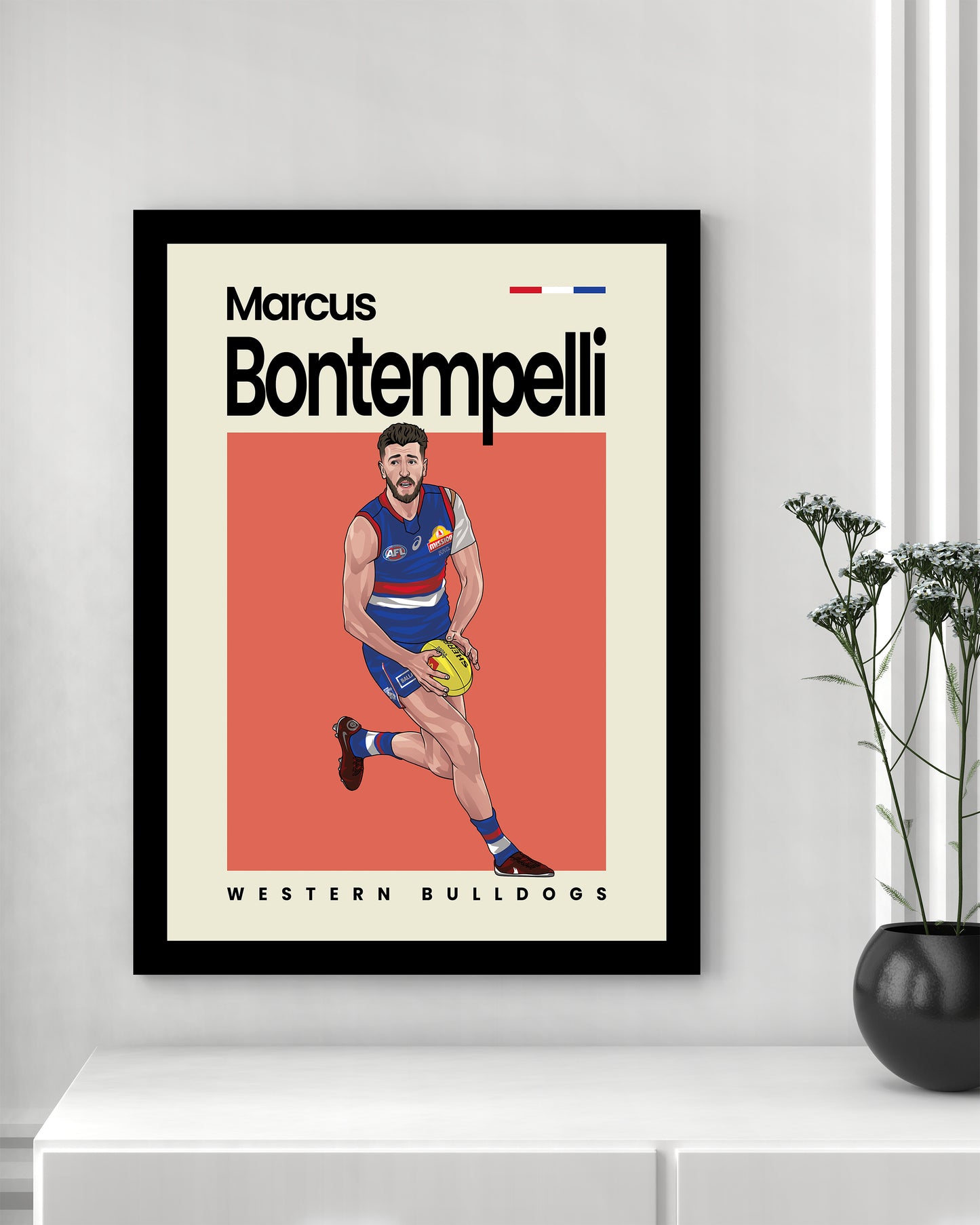 Marcus Bontempelli Bulldogs Wall Art