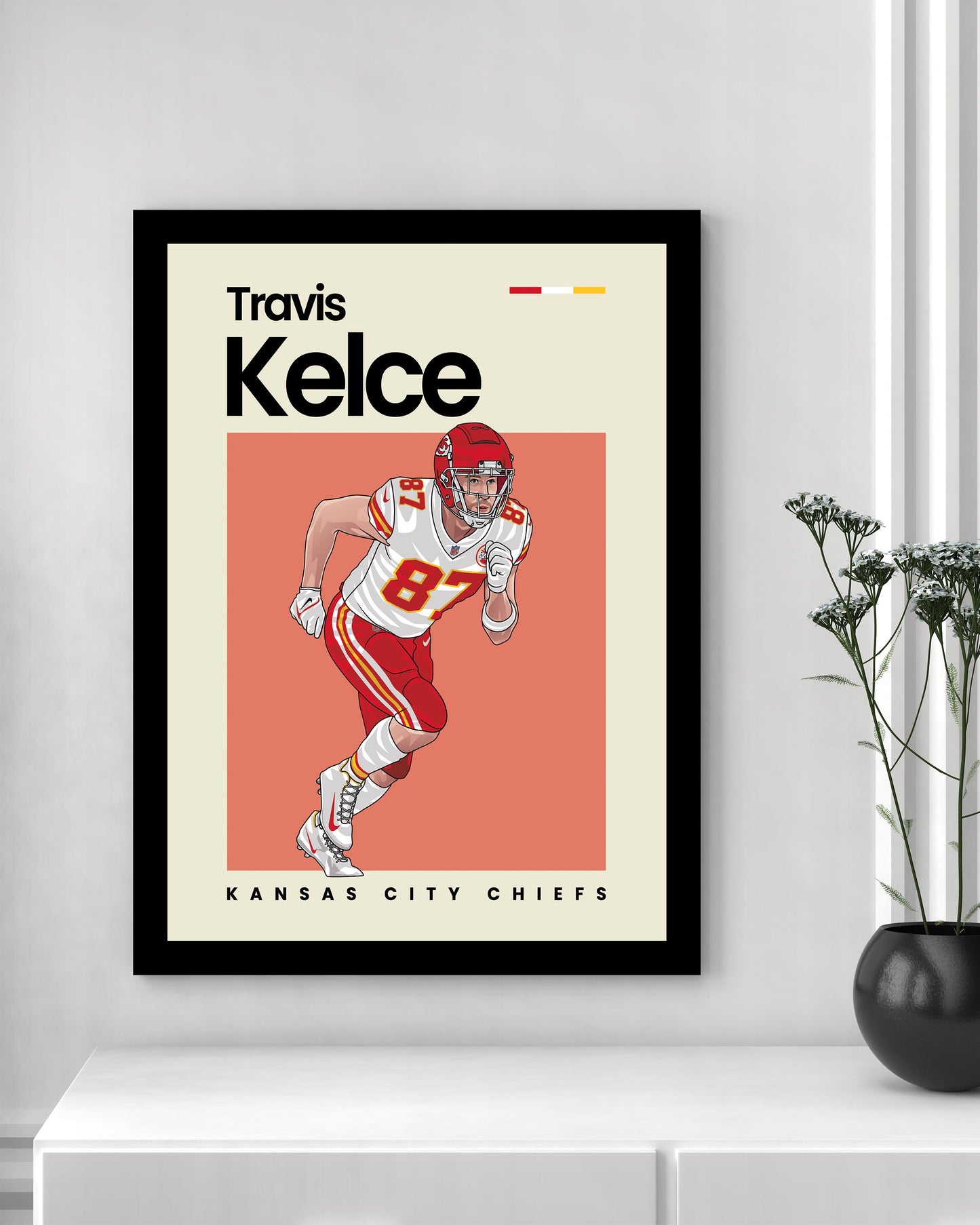 Travis Kelce Chiefs Wall Art