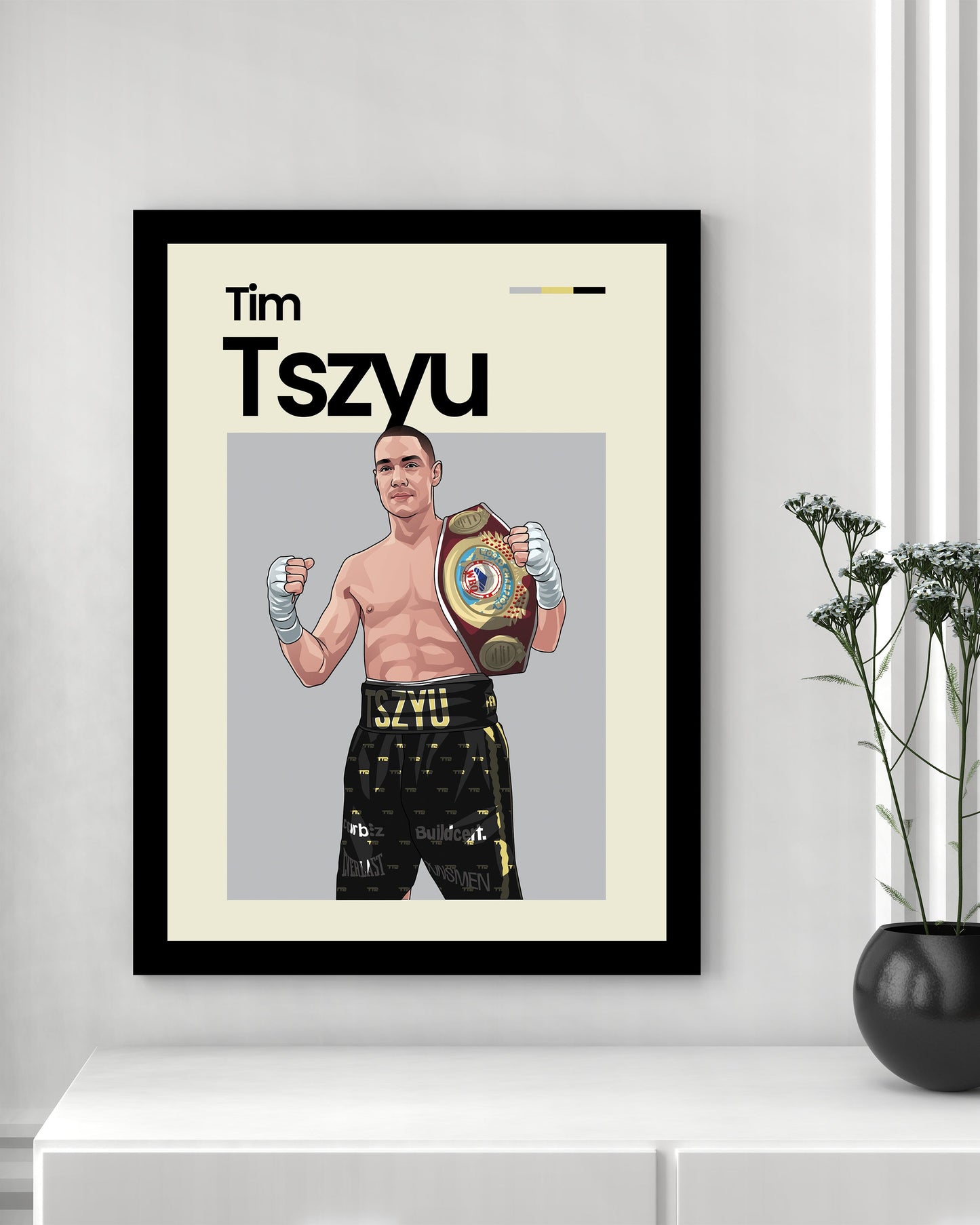 Tim Tszyu Boxing Wall Art