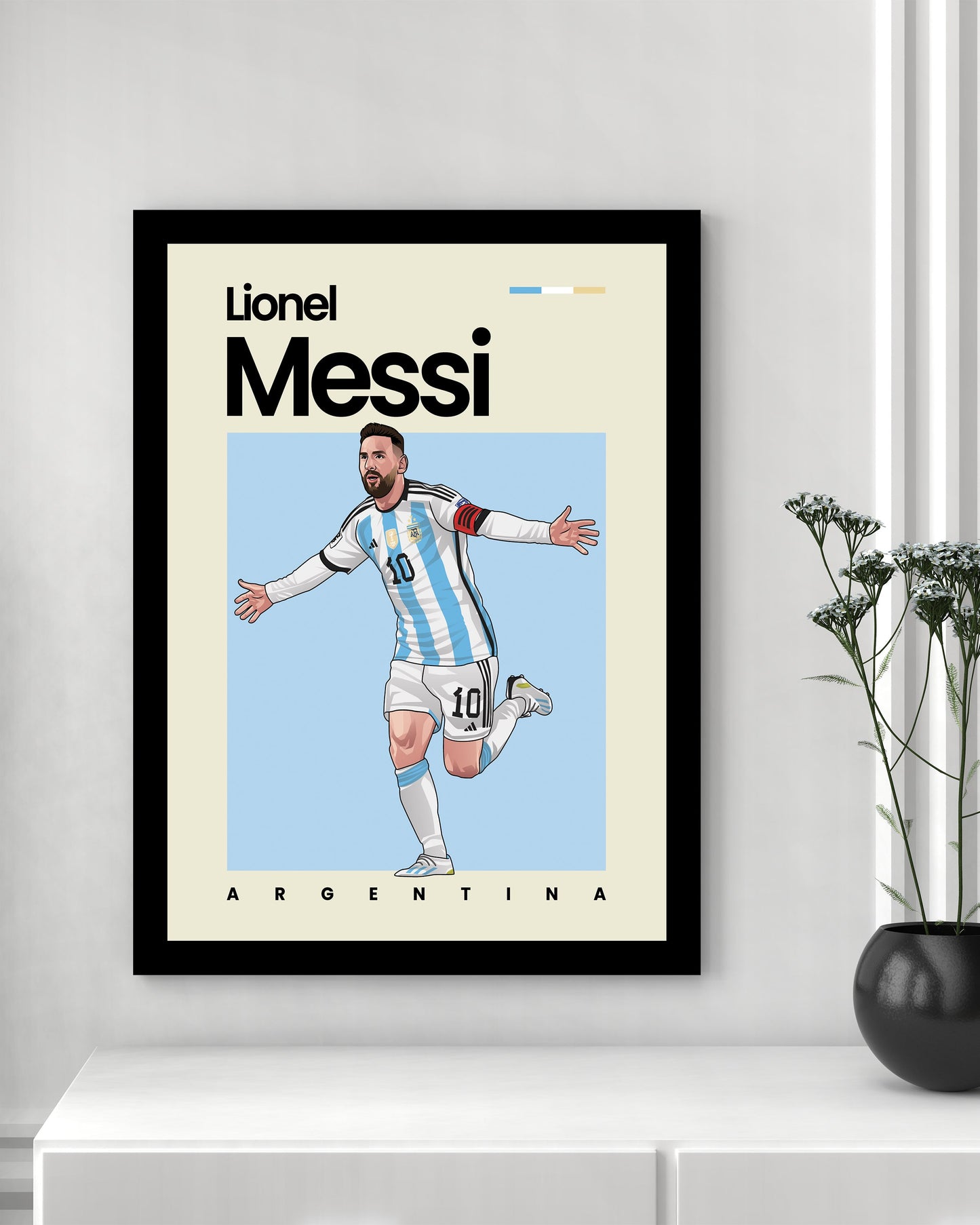 Lionel Messi Argentina Wall Art