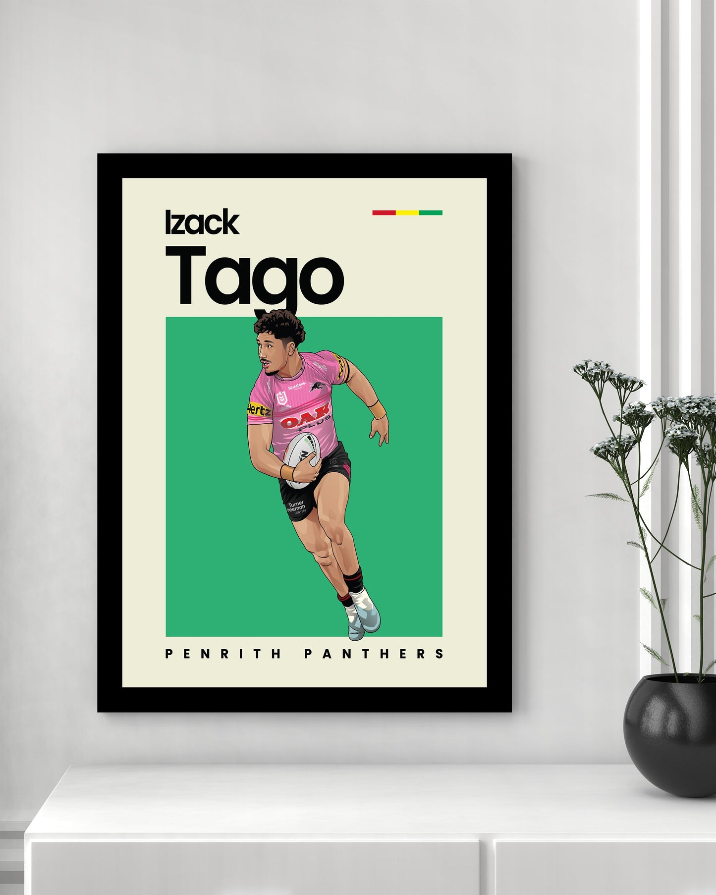 Izack Tago Panthers Wall Art