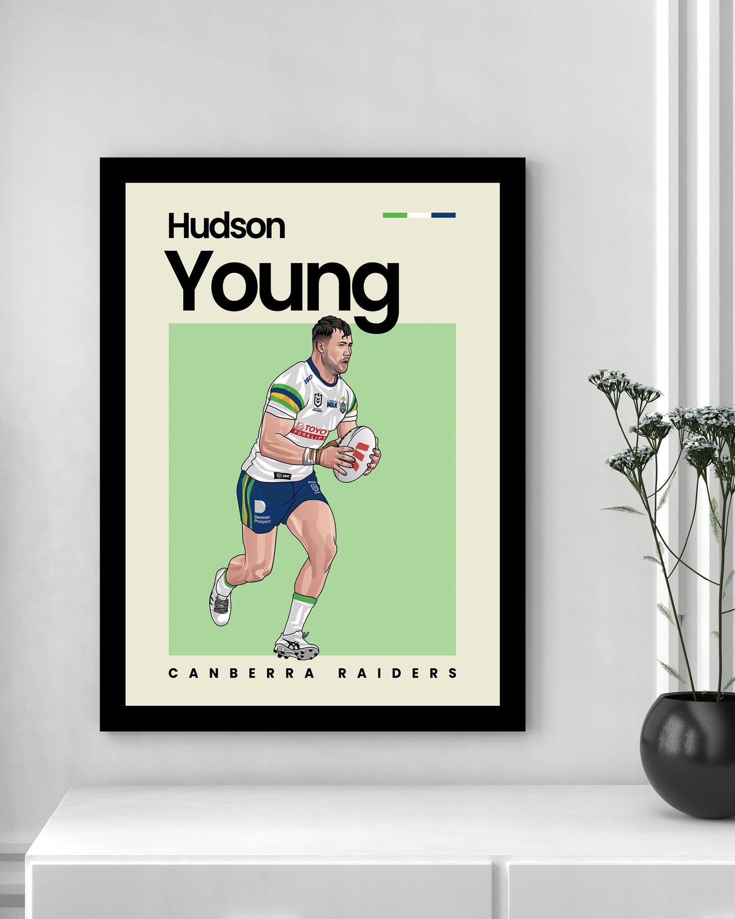 Hudson Young Raiders Wall Art