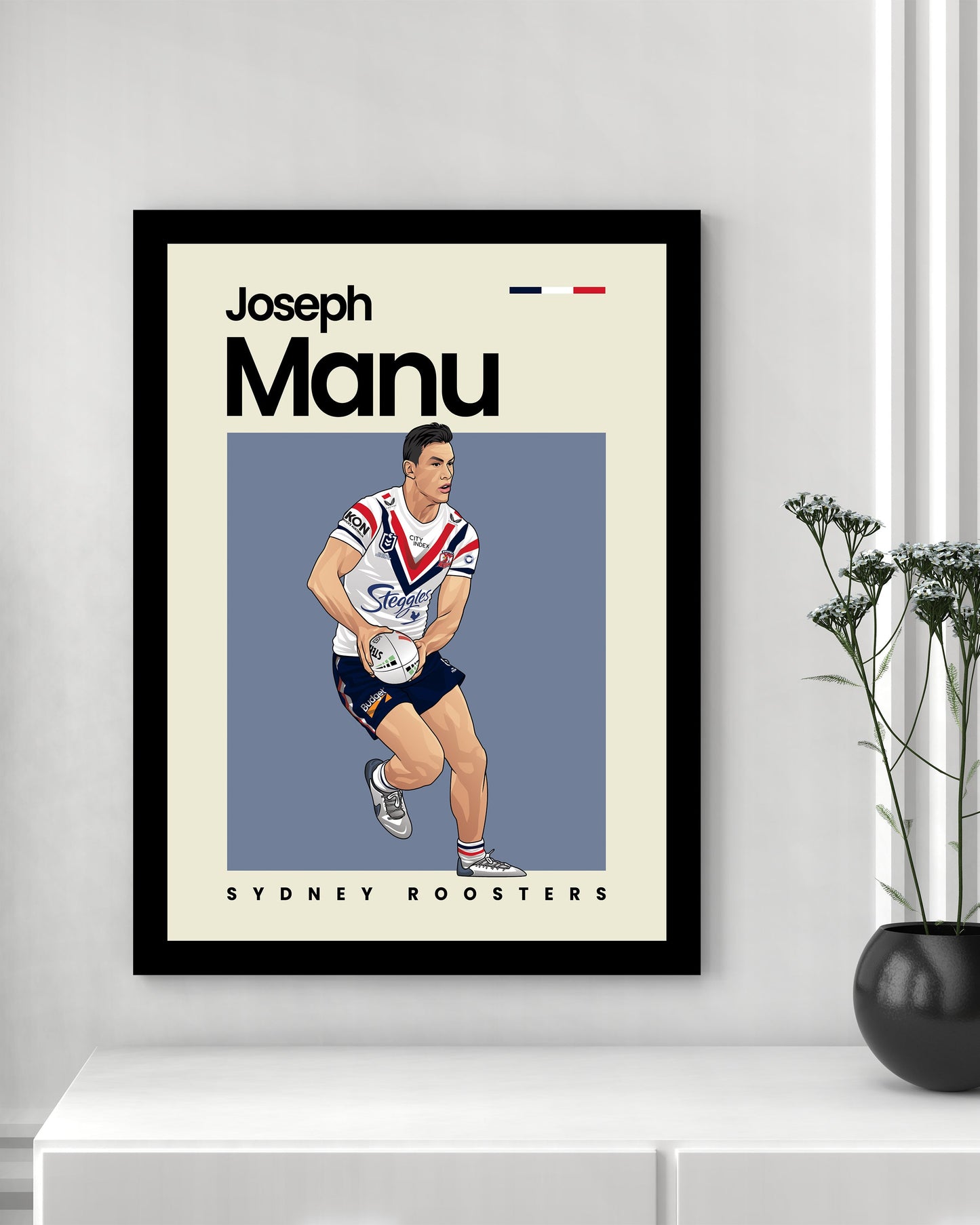 Joseph Manu Roosters Wall Art