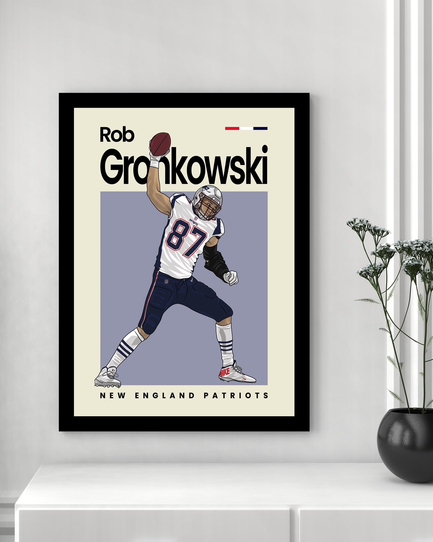 Rob Gronkowski Patriots Wall Art