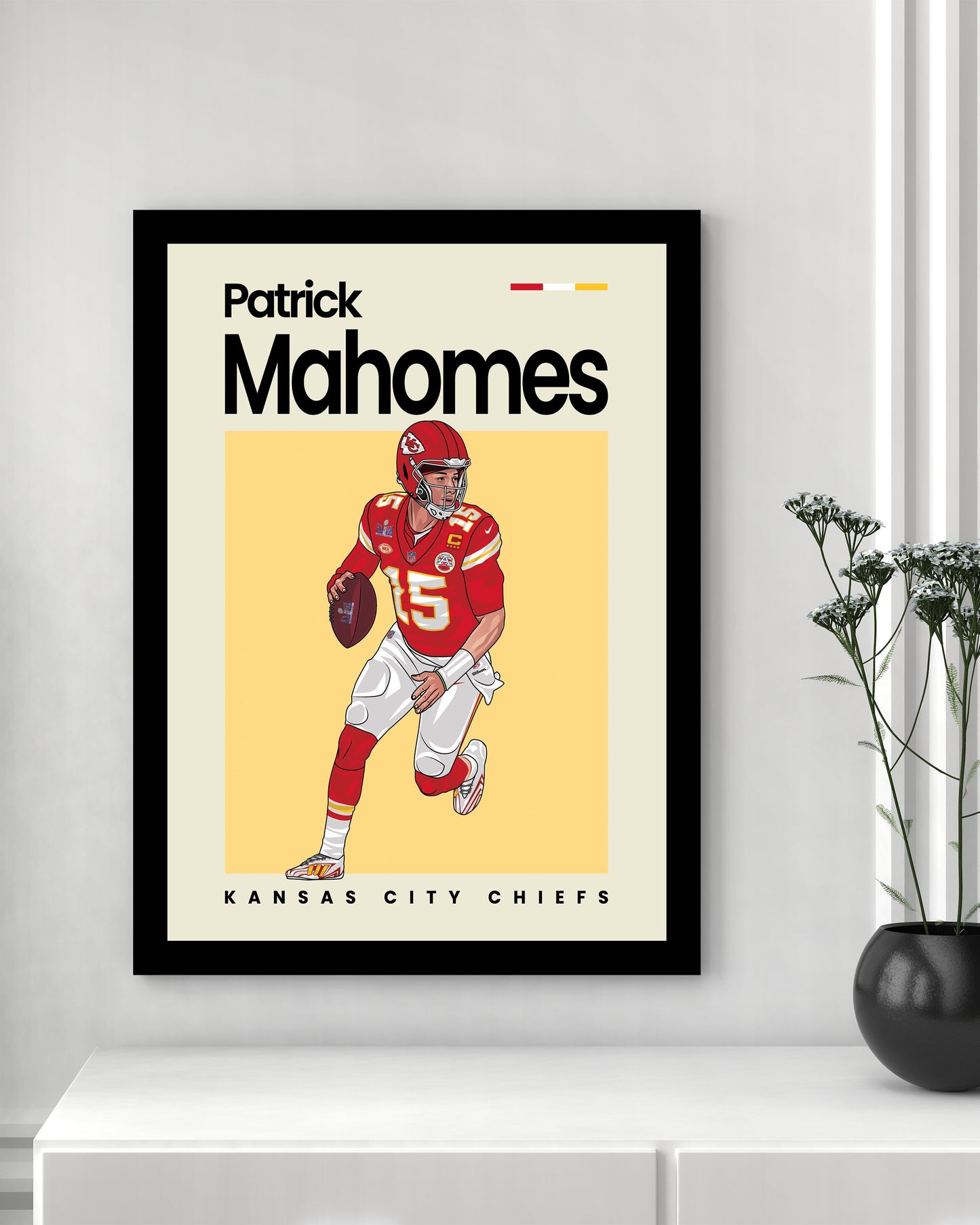 Patrick Mahomes Chiefs Wall Art