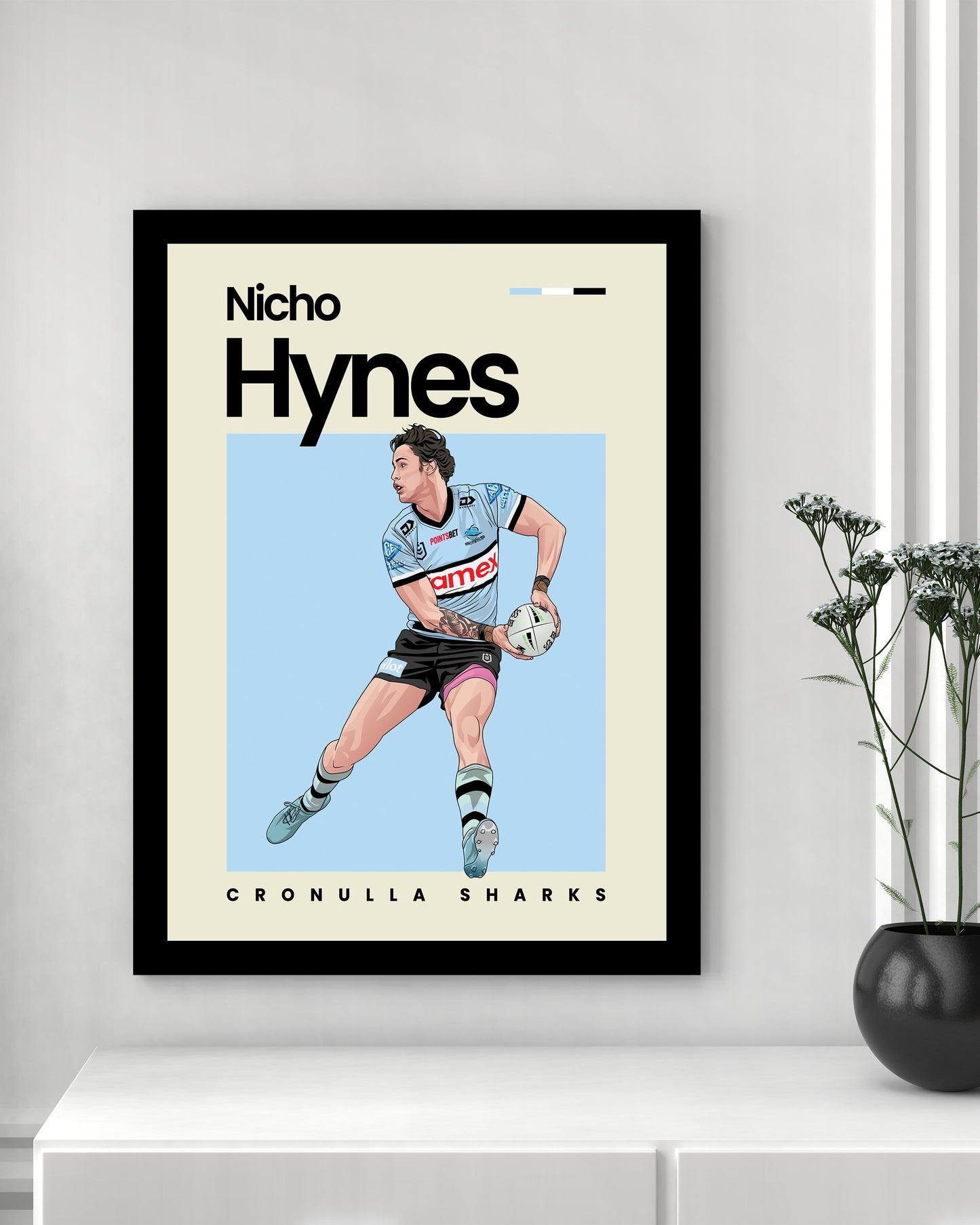 Nicho Hynes Sharks Wall Art