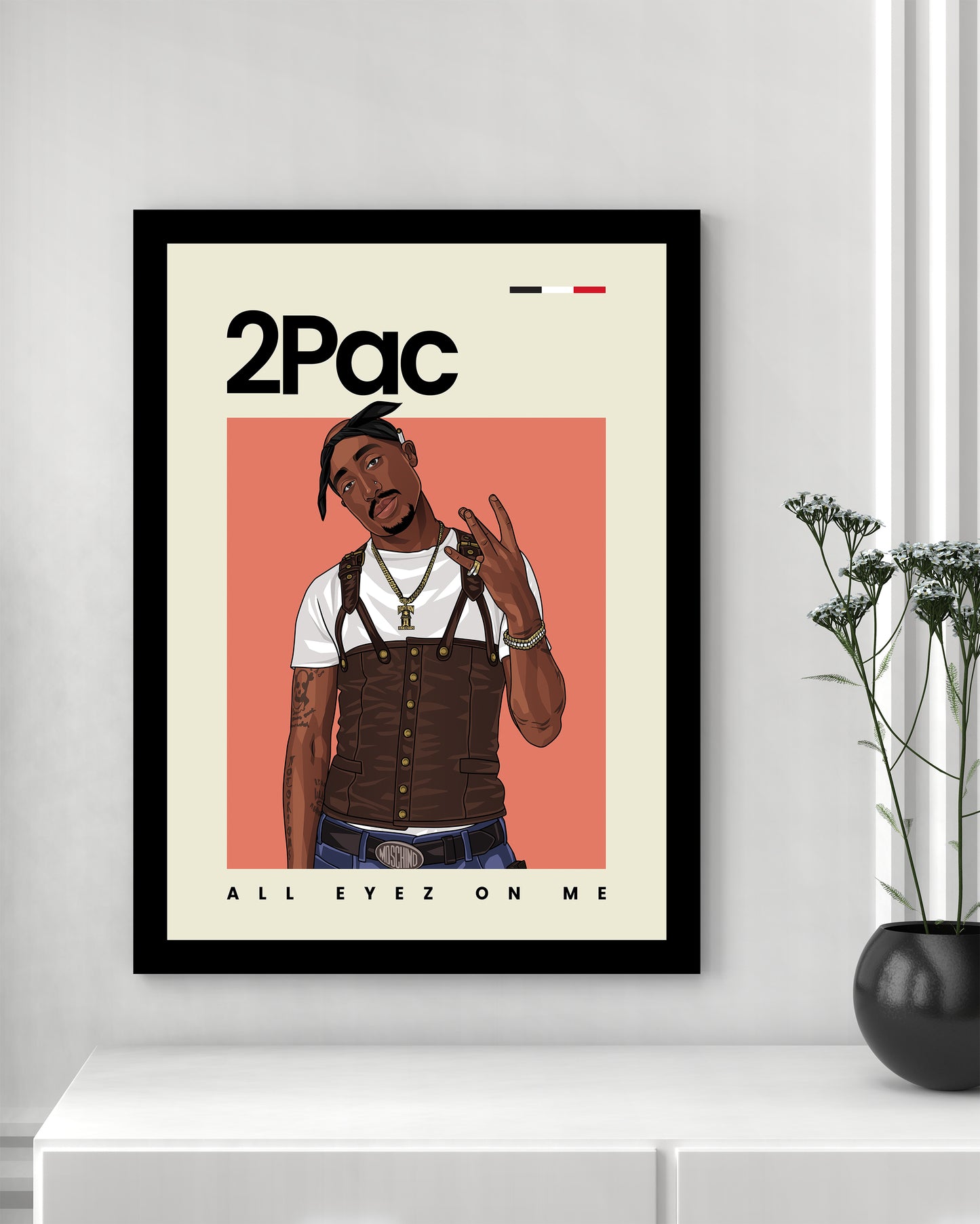 2Pac Hip Hop Wall Art